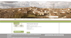 Desktop Screenshot of madrigaldelmonte.es